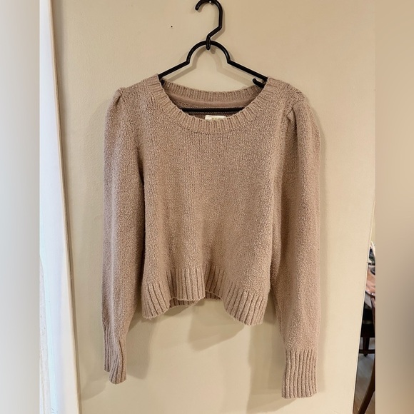 Anthropologie Sweaters - Maeve by Anthropologie Women's Crew Neck Taupe Sweater Size L